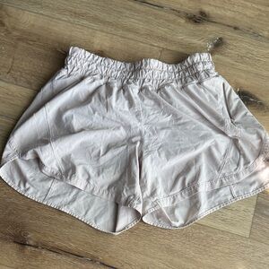Lululemon Track That 5” inseam shorts size 8 in blush